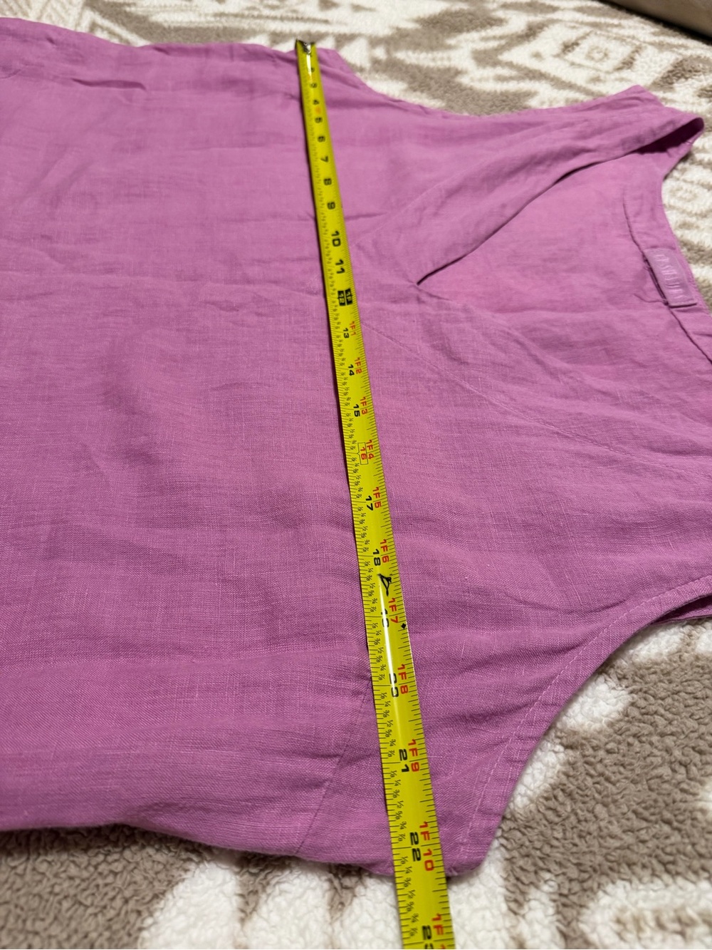 CP Shades Bree Linen Midi Dress (Snap Dragon 🐉 Pink) size XL - Picture 7 of 8